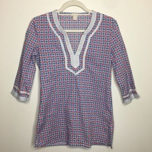 J. Crew Poplin Tunic Top